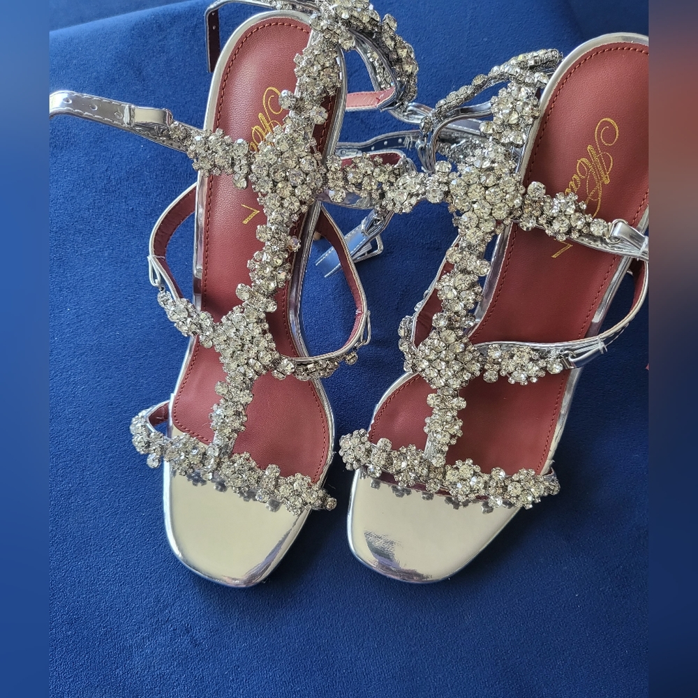 Rhinestone Heels size 7